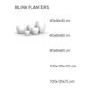 VONDOM RGB LED BLOW PLANTERS