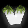 VONDOM ILLUMINATED UVE PLANTER WITH SELF WATERING SYSTEM