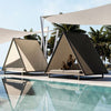 VONDOM FRAME VINEYARD DAYBED WITH FABRIC ROOF TOP