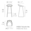 VONDOM VASES BAR STOOLS X2