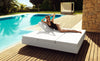 VONDOM VELA ILLUMINATED SQUARE DAYBED WITH 4 RECLINING BACKREST / Swivels 360º