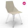 VONDOM FAZ CHAIRS SET OF FOUR