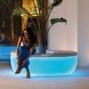 VONDOM VASES ILLUMINATED ISLAND BENCH SEAT