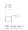 VONDOM VELA CUBE LAMP