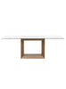 VONDOM VELA TABLE WITH SOLID WHITE TABLE TOP 200