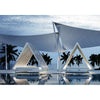 VONDOM FRAME VINEYARD RGB LED DAYBED WITH WOVEN ROOF TOP