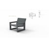 VONDOM FRAME LOUNGE CHAIR